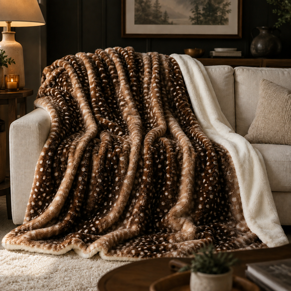 Fawn Print Blanket product photo