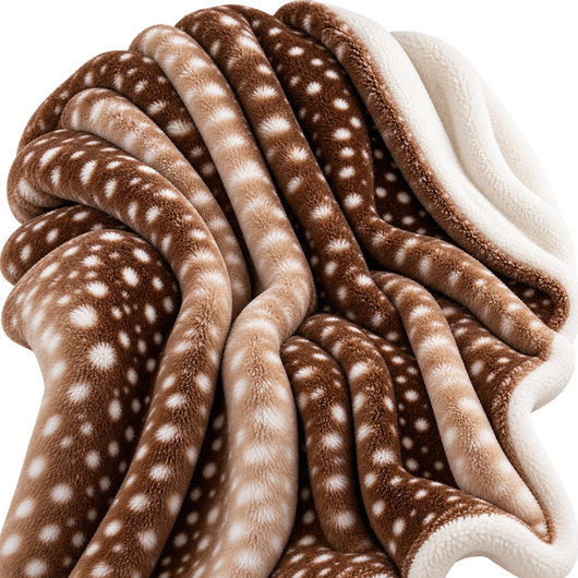 Fawn Print Blanket