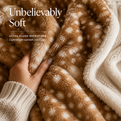 Fawn Print Blanket