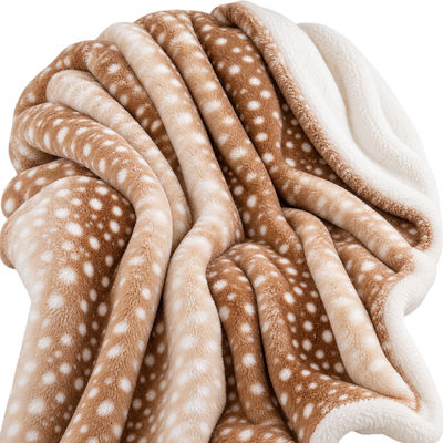 Fawn Print Blanket